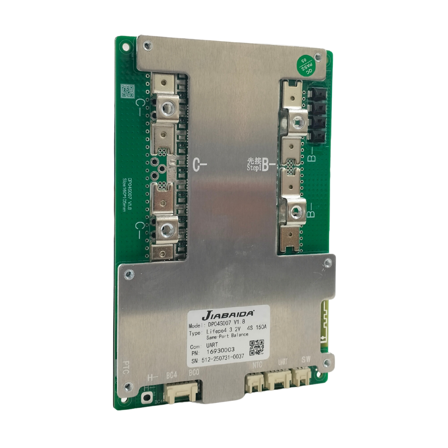 BMS 3-4S 150A SMART JBD (DP04S007) (b60c) - Image 3
