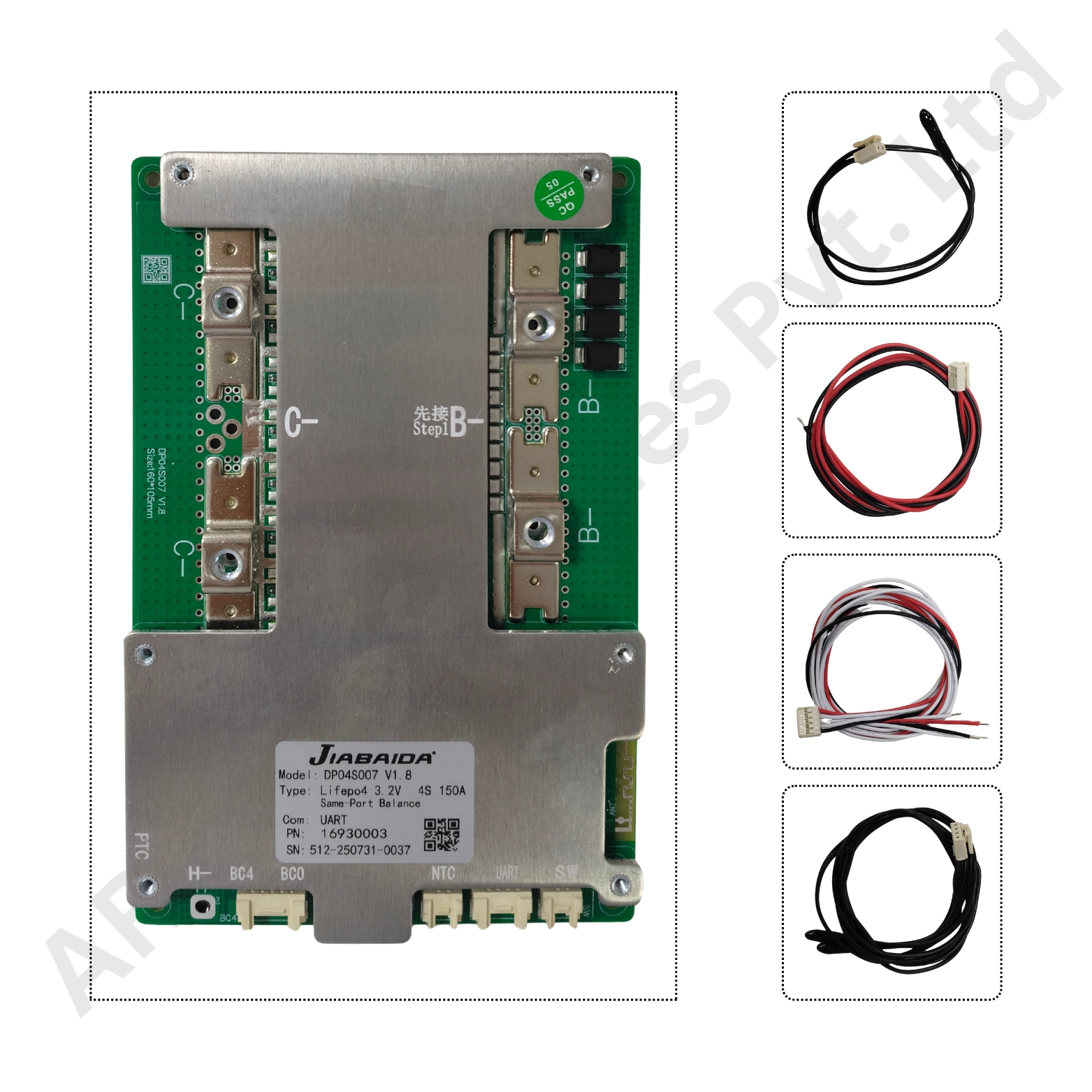 BMS 3-4S 150A SMART JBD (DP04S007) (b60c) - Image 4