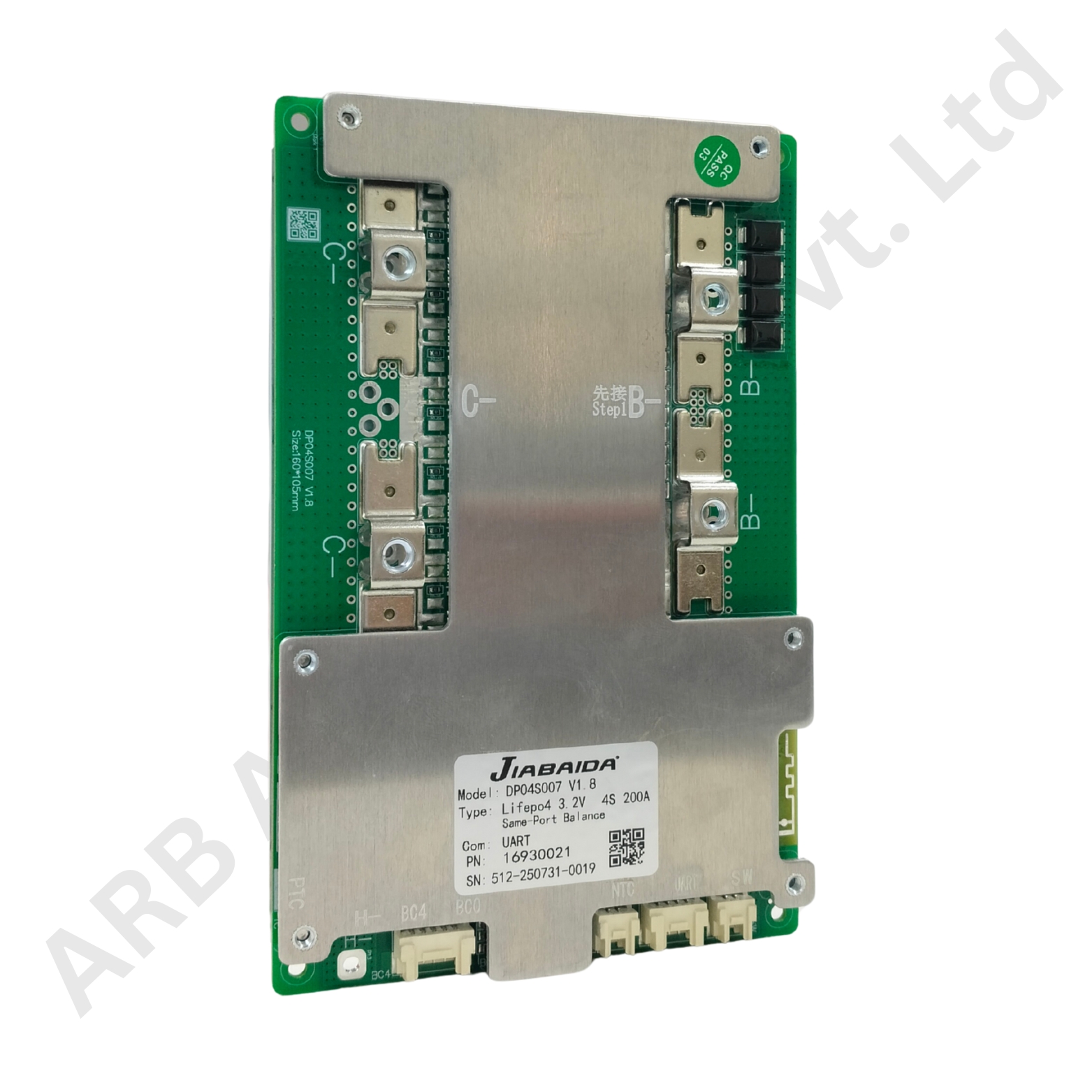 BMS 3-4S 200A SMART JBD (DP04S007) (b60d) - Image 3