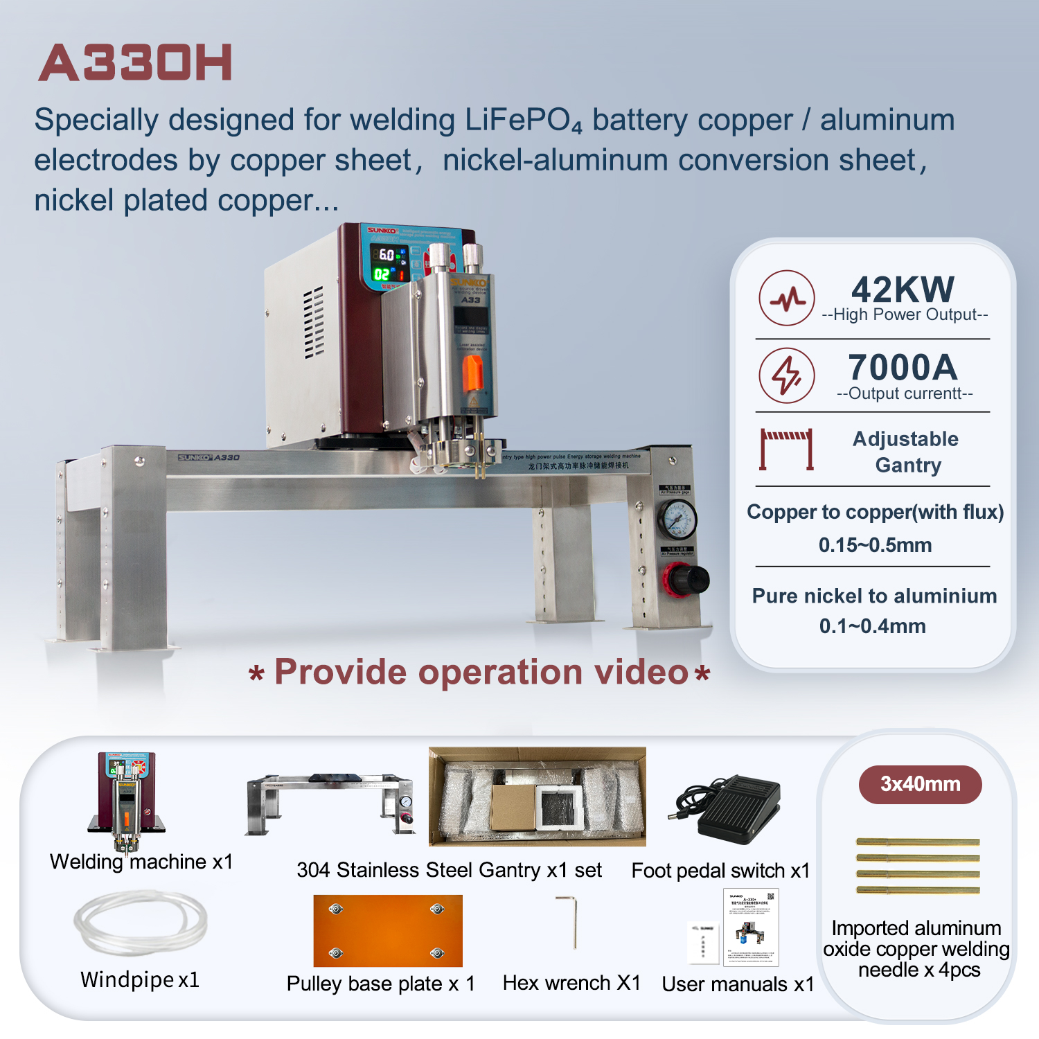 SPOT WELDING MACHINE SUNKKO A330H (be13) - Image 3