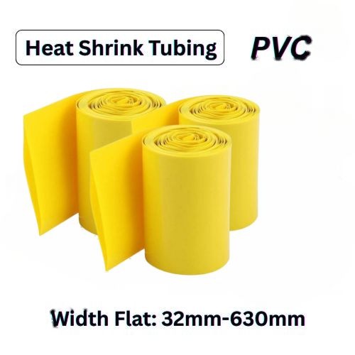 PVC Heat Shrink Sleeve 360mm Yellow (c174) - Image 3