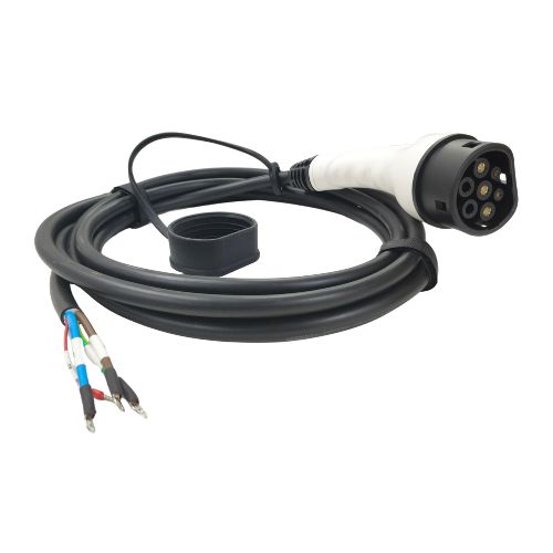 AC CONNECTOR GUN FOR EV SINGLE PHASE-32A/230V/5MTR (c33a)