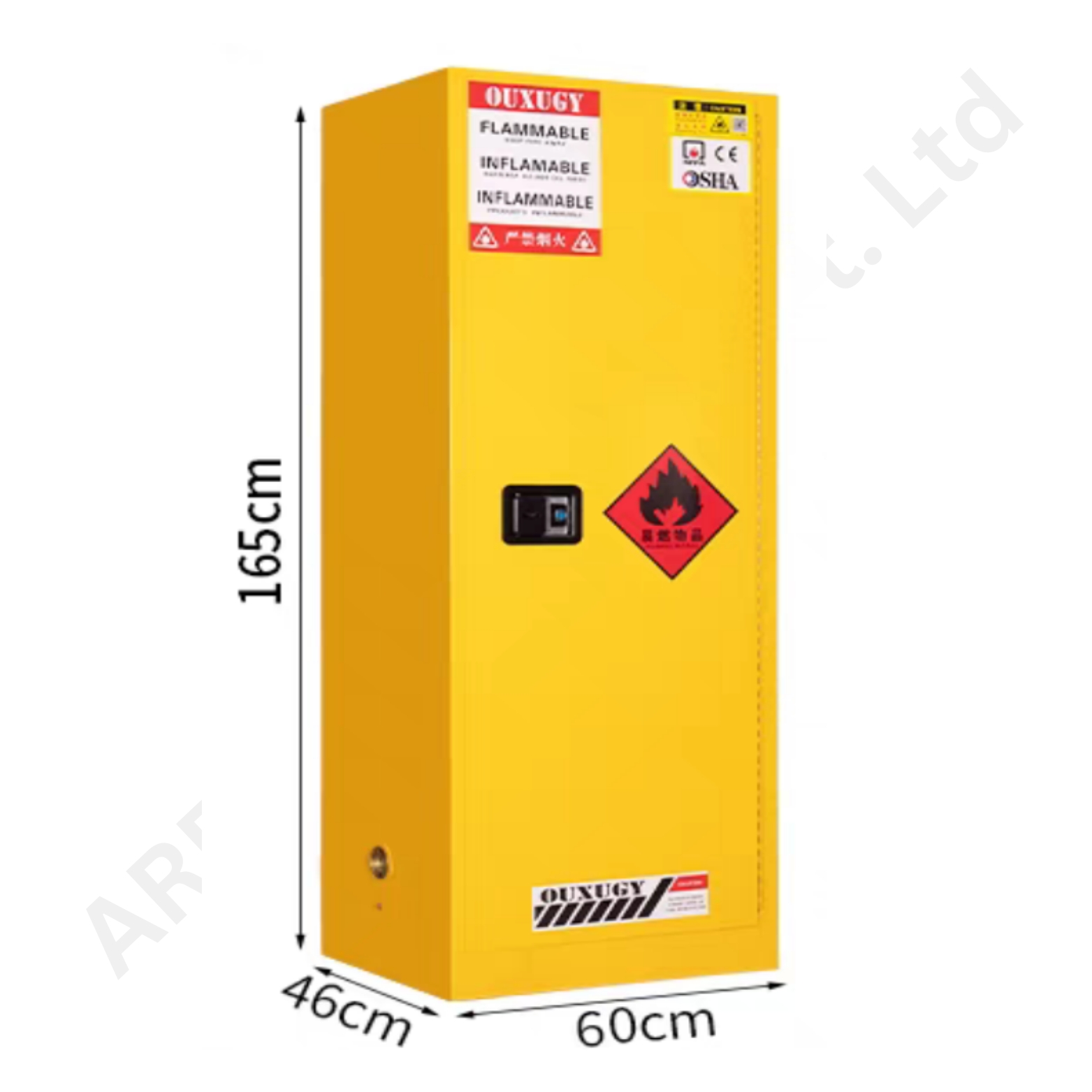 LITHIUM BATTERY SAEFTY CABINET 22 GALLON/83LTR (c34a) - Image 2