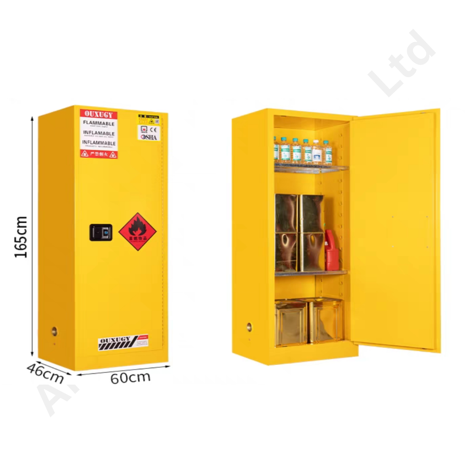 LITHIUM BATTERY SAEFTY CABINET 22 GALLON/83LTR (c34a) - Image 3