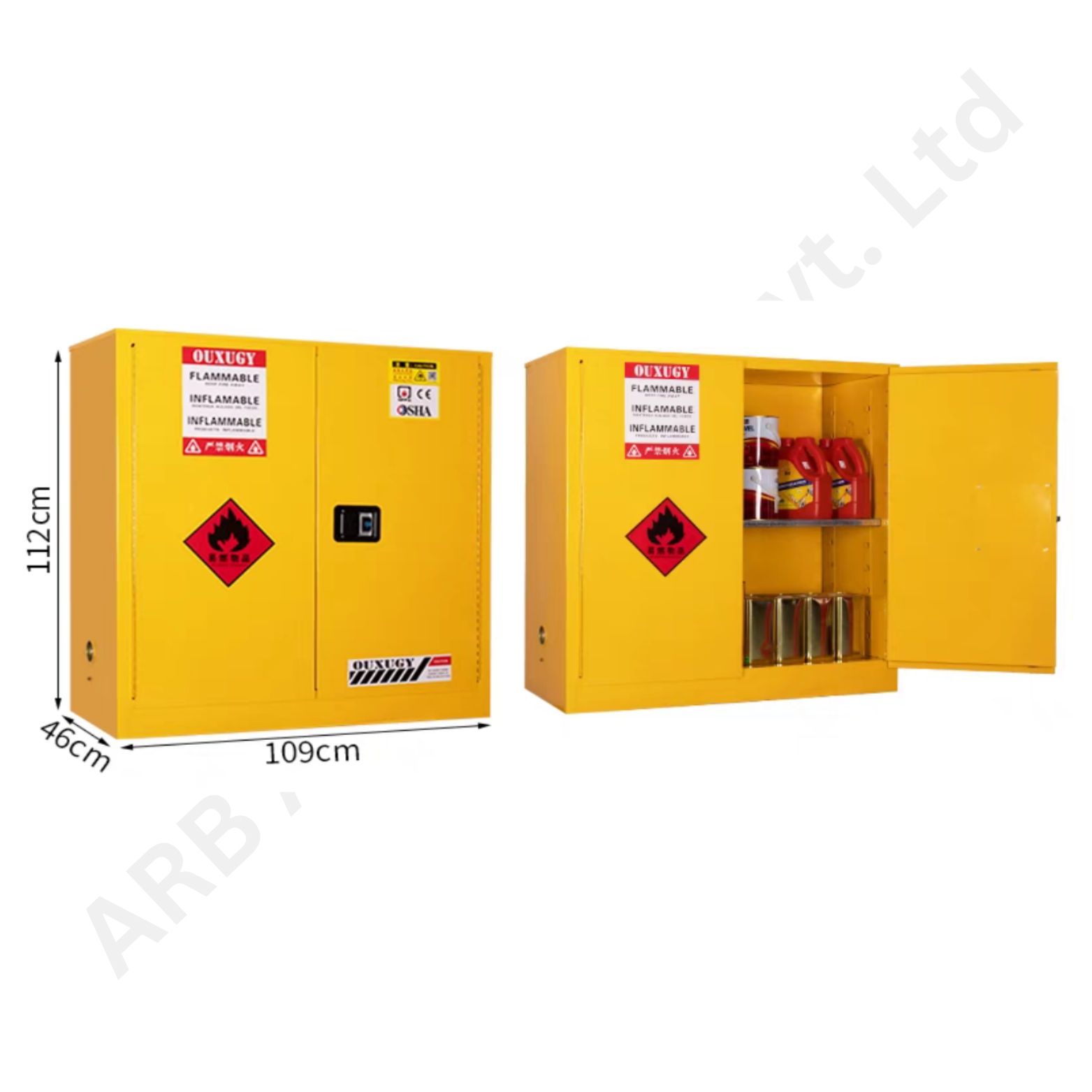 LITHIUM BATTERY SAEFTY COBINET 30 GALLON/114LTR (c34b) - Image 3