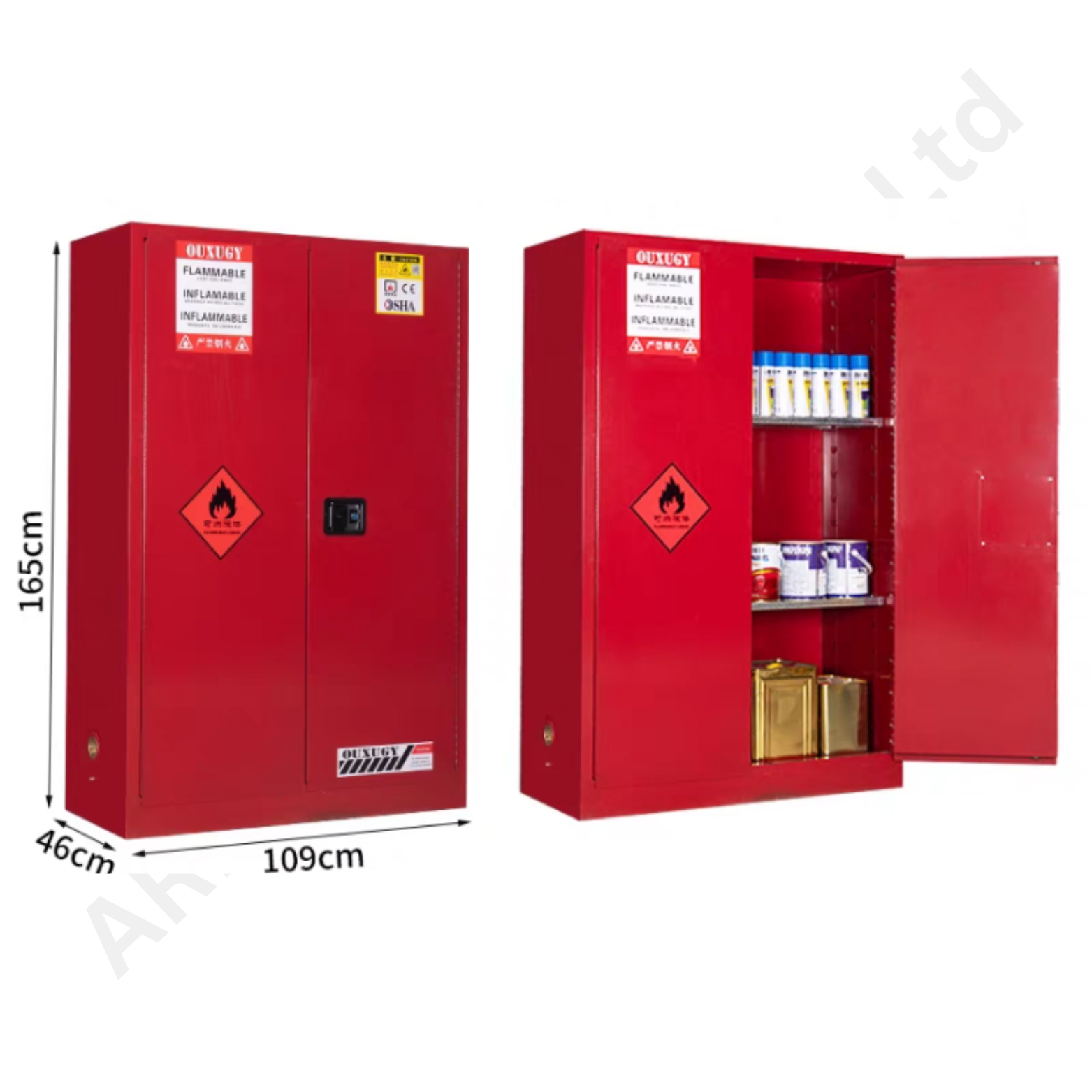 LITHIUM BATTERY SAEFTY CABINET 45 GALLION/170LTR (c34c) - Image 3