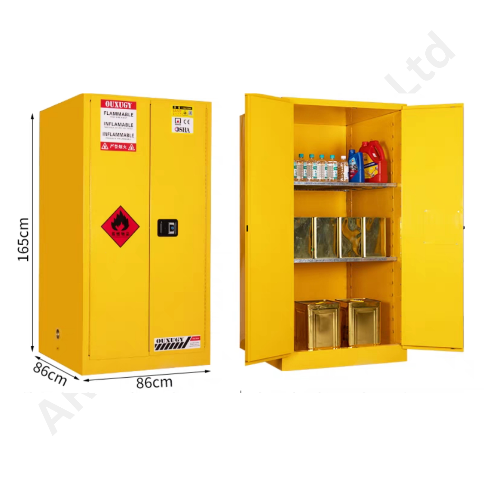 LITHIUM BATTERY SAEFTY CABINET 60 GALLON/227 LTR (c34d) - Image 3