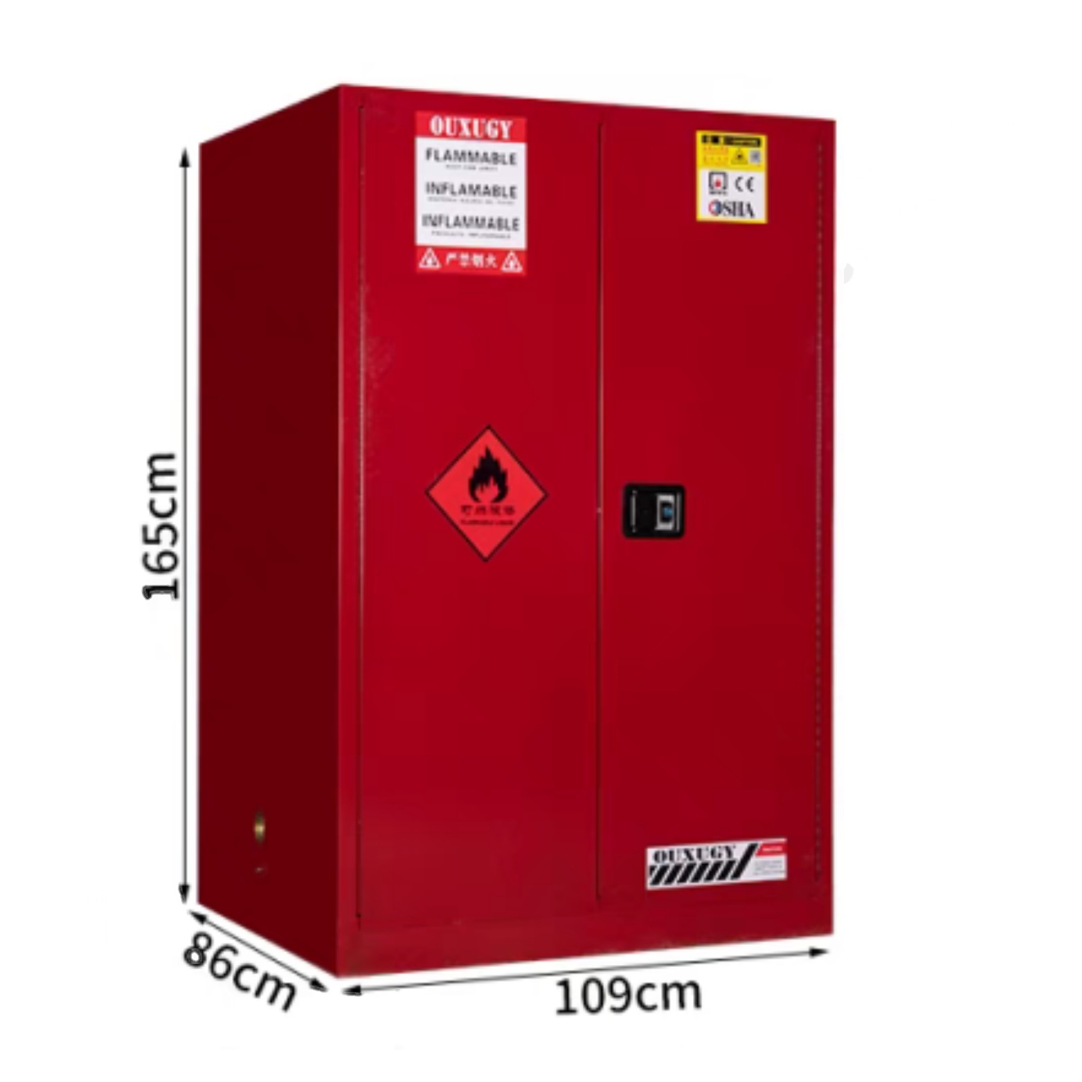 LITHIUM BATTERY SAFETY CABINET 90 GALLON/340LTR (c34e) - Image 2