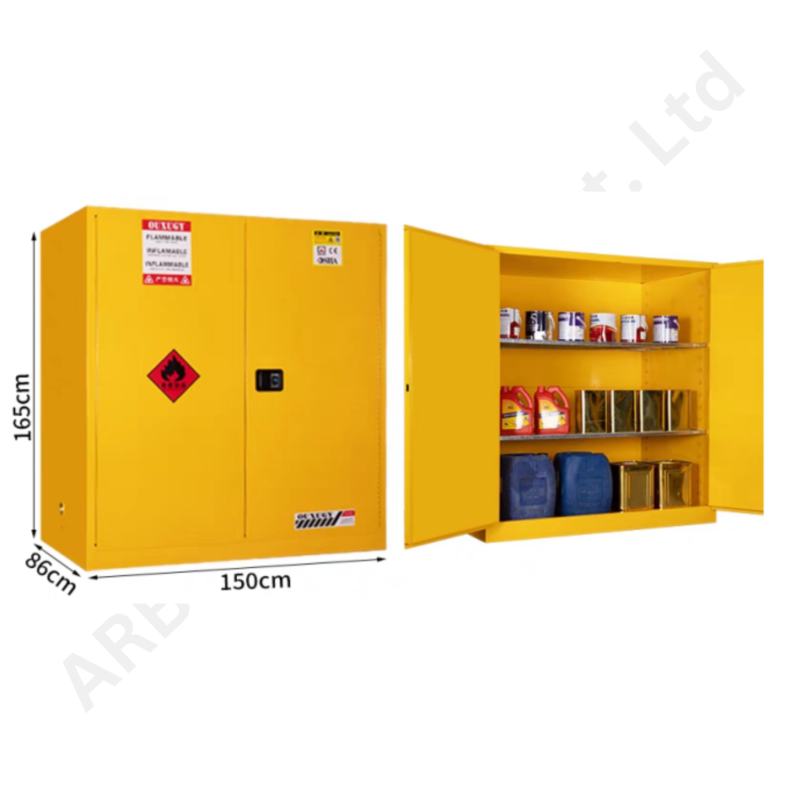 LITHIUM BATTERY SAFETY CABINET 115 GALLION/410LTR (c34f) - Image 3