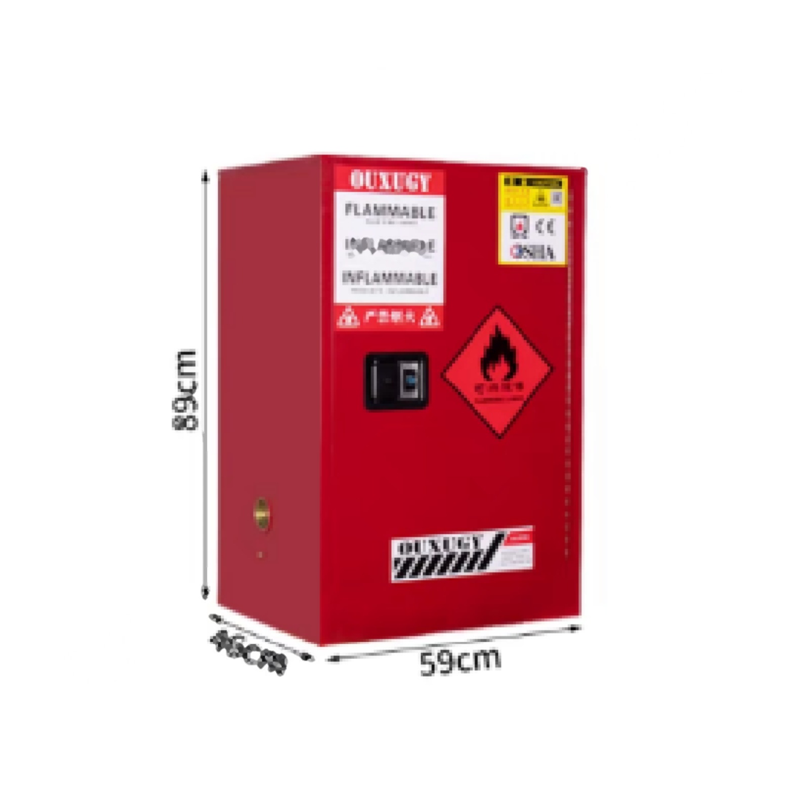 LITHIUM BATTERY SAFETY CABINET 12 GALLION/45LTR (c397) - Image 2