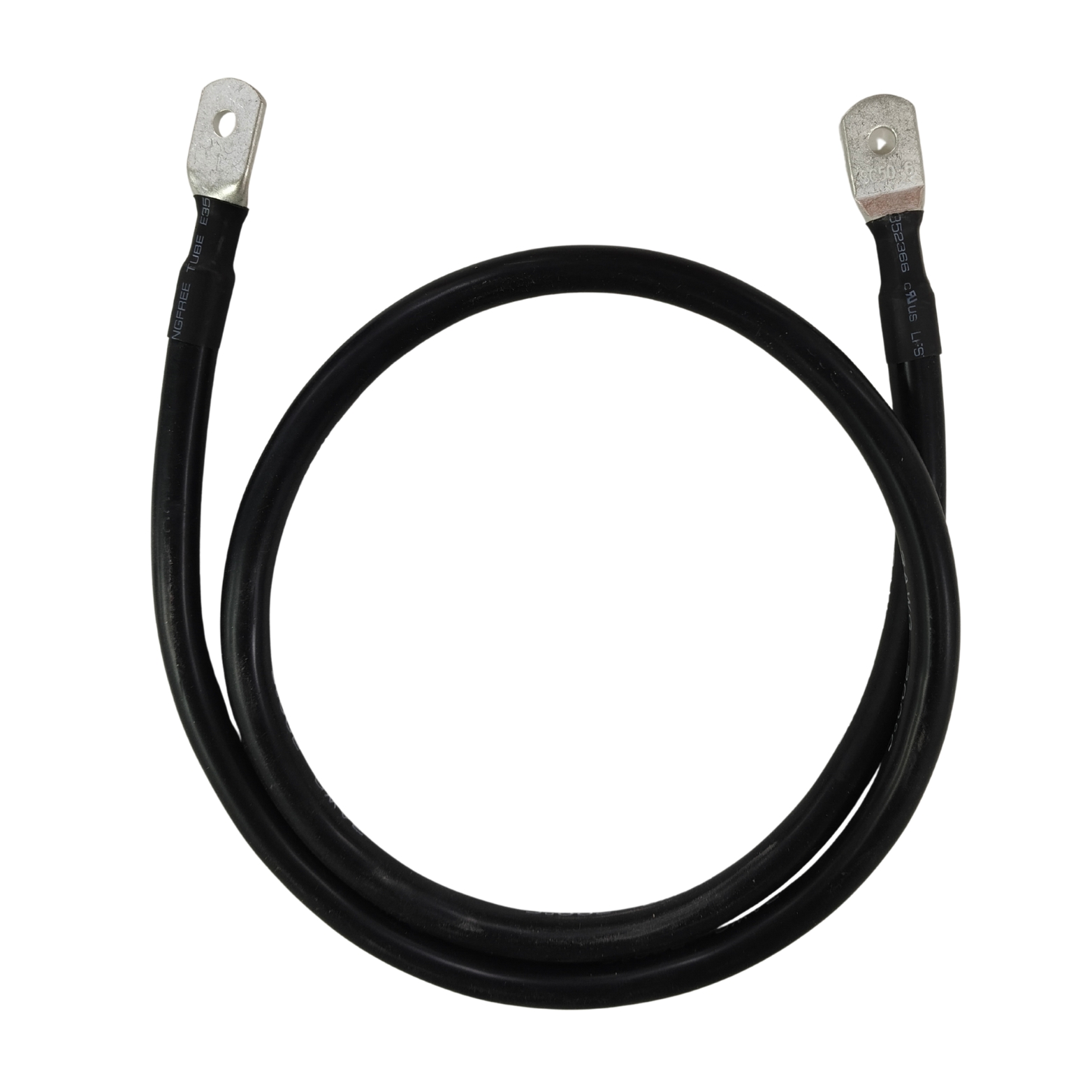 SILICON WIRE 3AWG BLACK WITH (SC50-6LUGS)1000MM (c3a5)