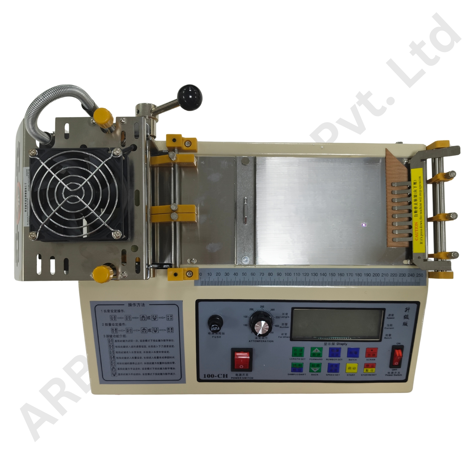 PVC SLEEVE CUTTING MACHINE (c76d) - Image 2