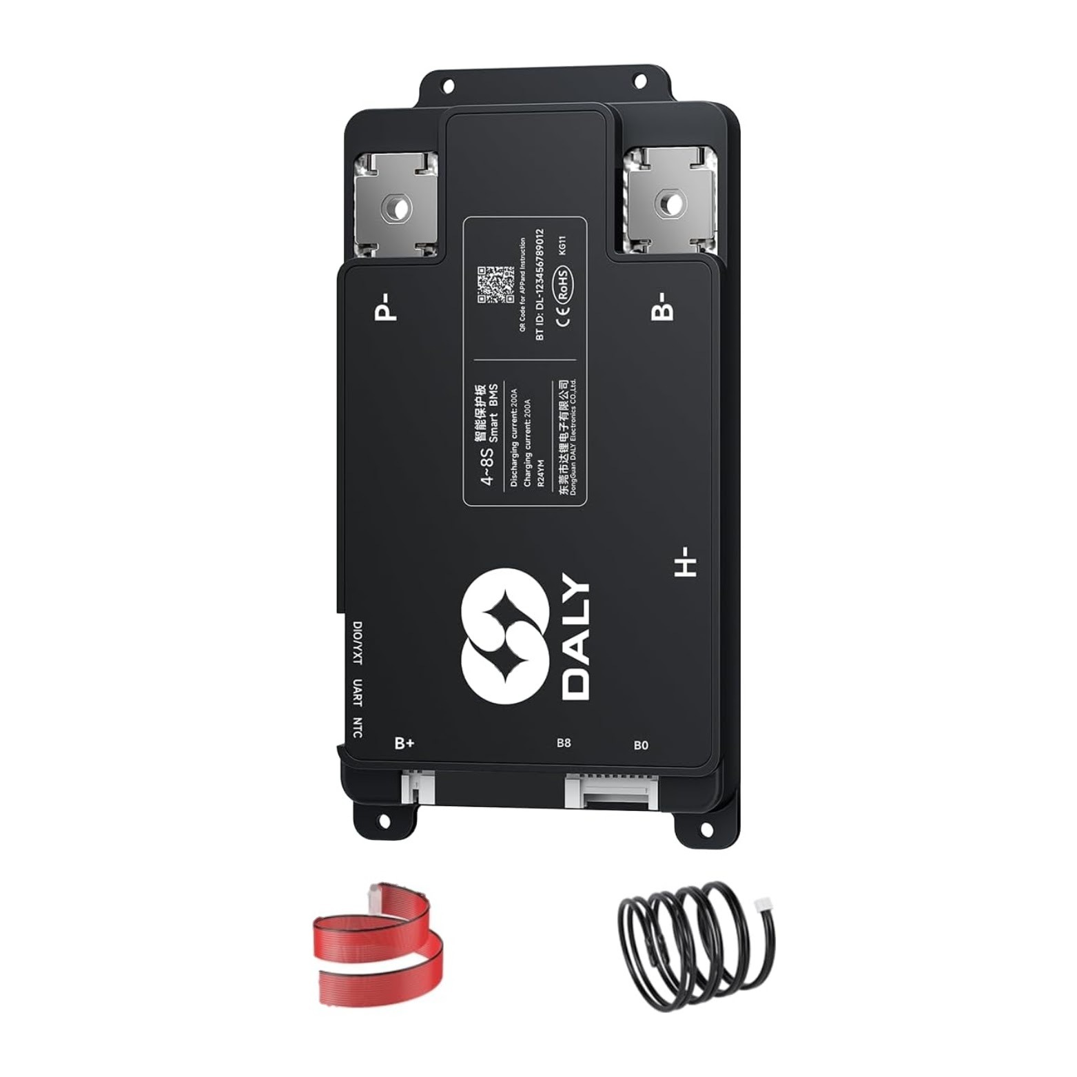 DALY BLACK SMART BMS 4-8S 200A (11734) - Image 2