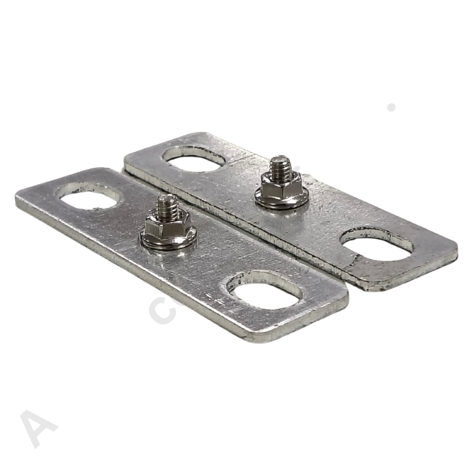 ALUMINIUM BUS BAR 70X20X2MM WITH CLINCH STUD-NUT (1067a) (10afd) - Image 3