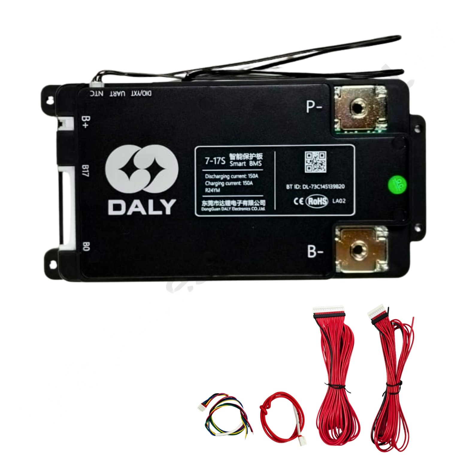 DALY BLACK SMART BMS 7-17S 150A (10da6) - Image 2