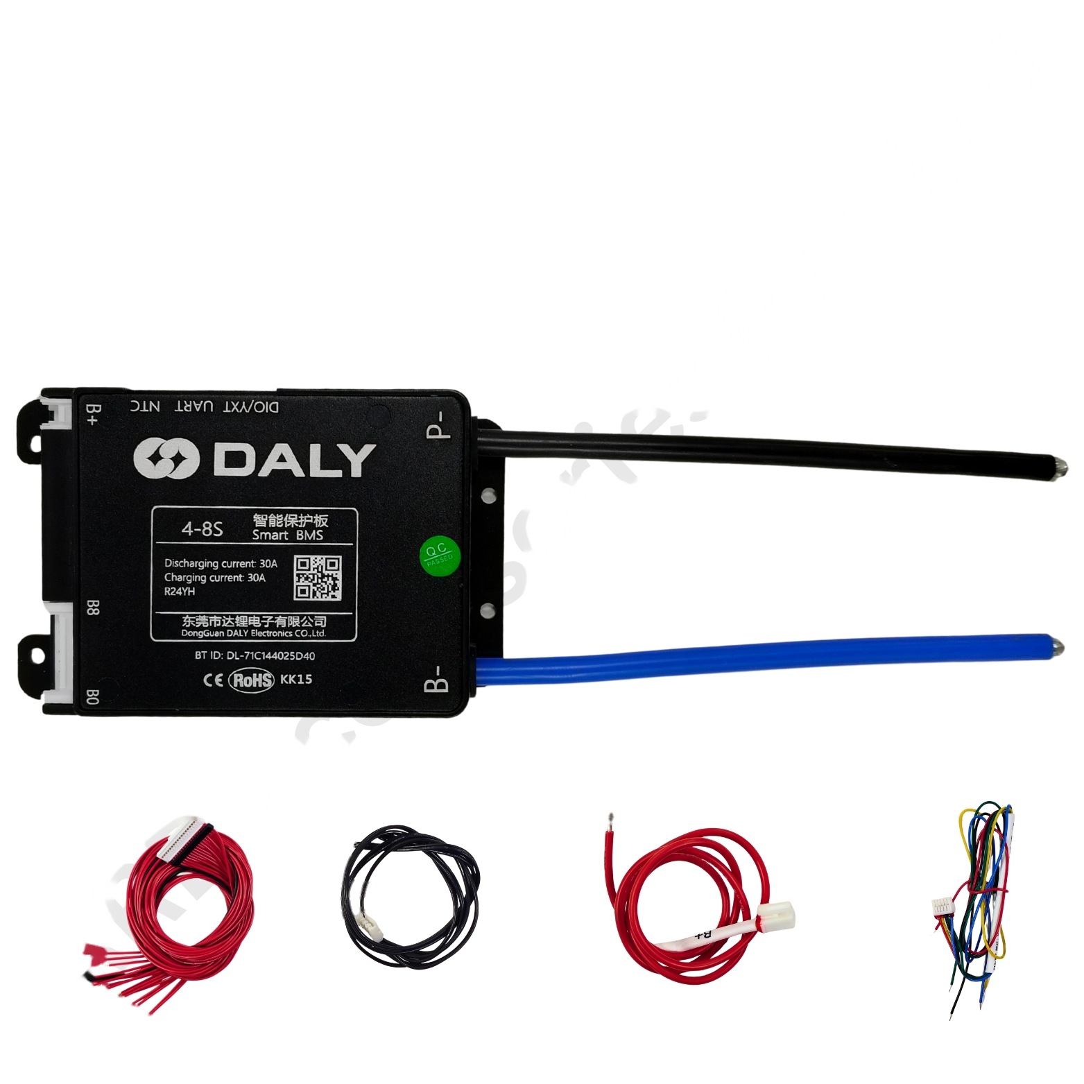 DALY BLACK SMART BMS 4-8S 30A (10653) - Image 2