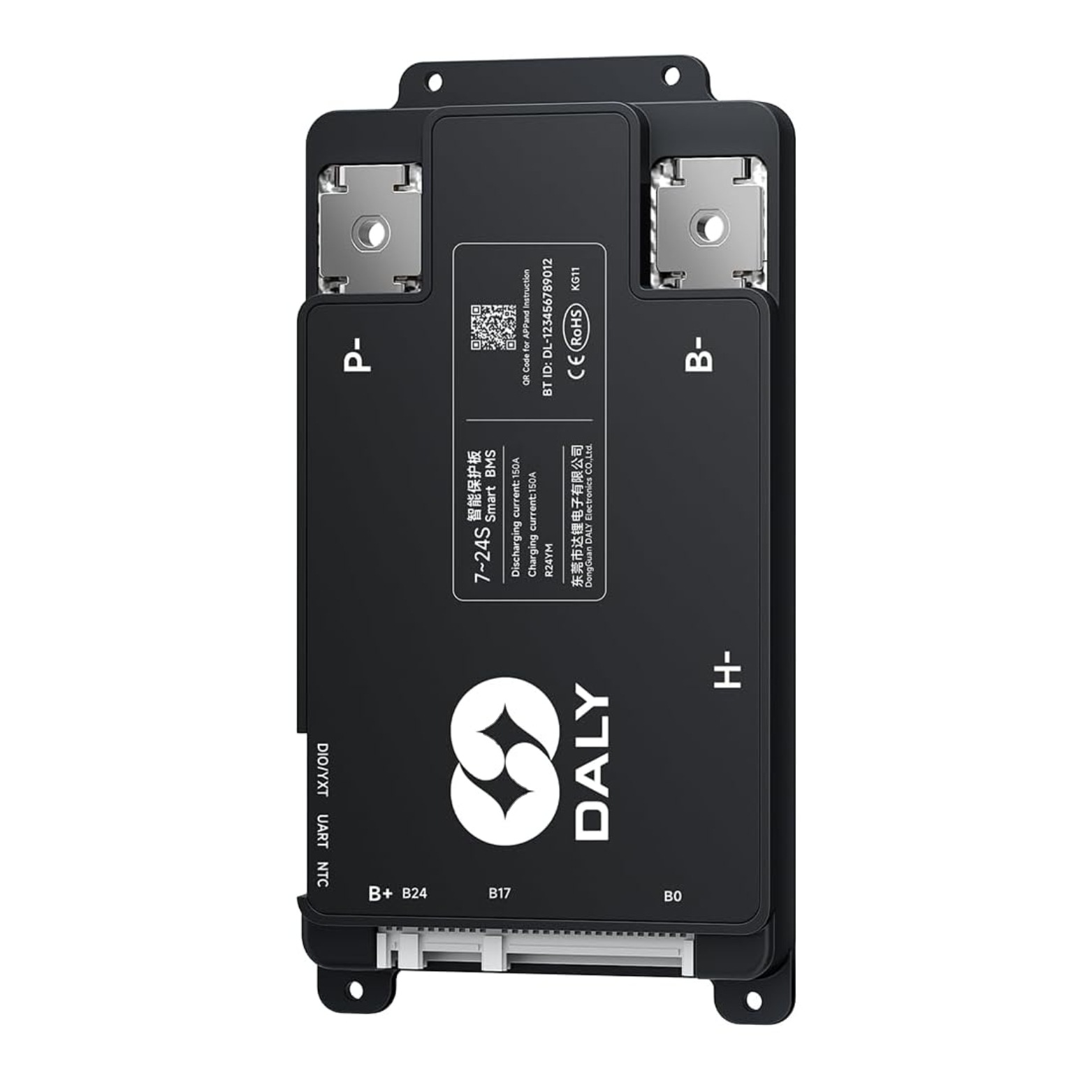 DALY BLACK SMART BMS 7-24S 150A (11736)